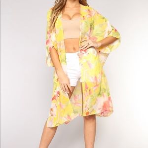 Eden kimono yellow